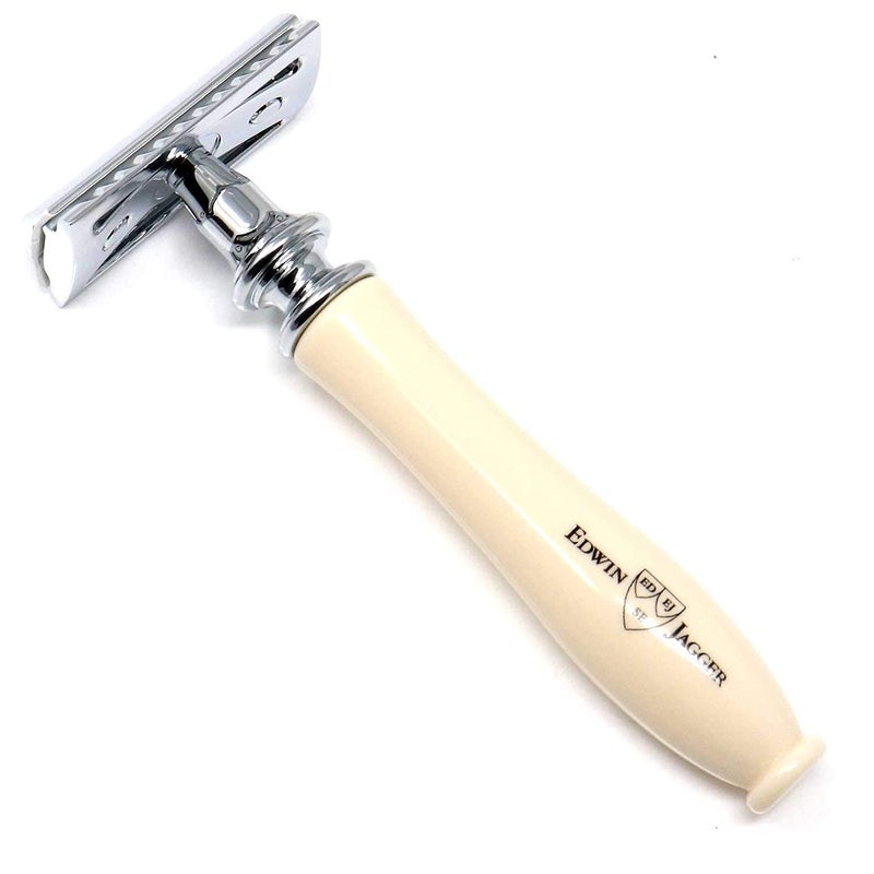 Edwin Jagger Chatsworth Imitation Ivory Traditional Safety Razor - Image 2